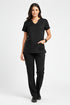 Women's 4-Pocket Scallop Neck Scrub