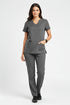 Women's 4-Pocket Scallop Neck Scrub