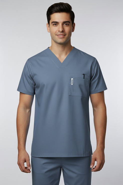 Men V Neck scrubs 2 pocket Scrub