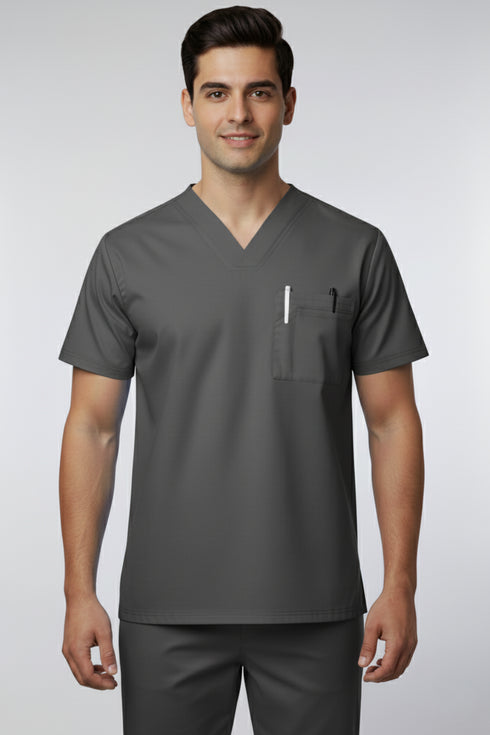 Men V Neck scrubs 2 pocket Scrub