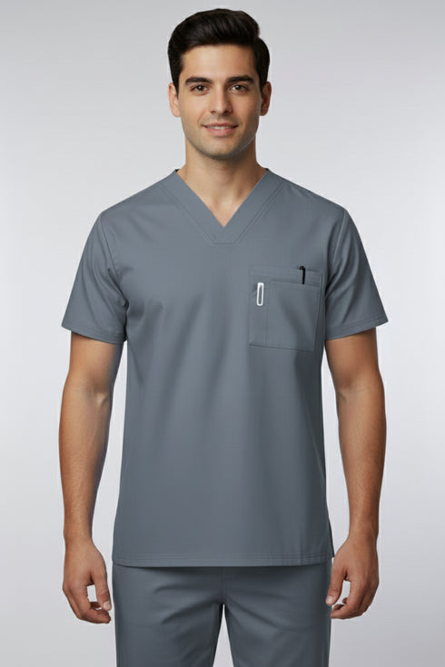 Men V Neck scrubs 2 pocket Scrub