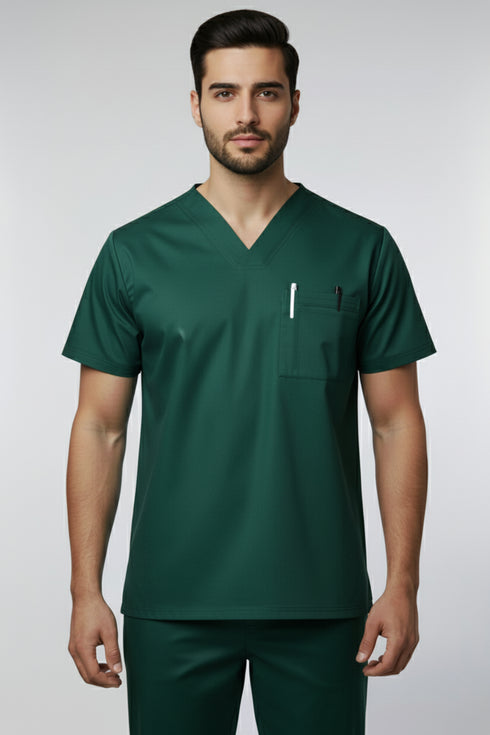 Men V Neck scrubs 2 pocket Scrub