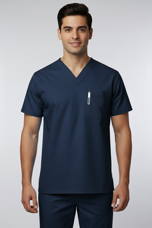 Men V Neck scrubs 2 pocket Scrub
