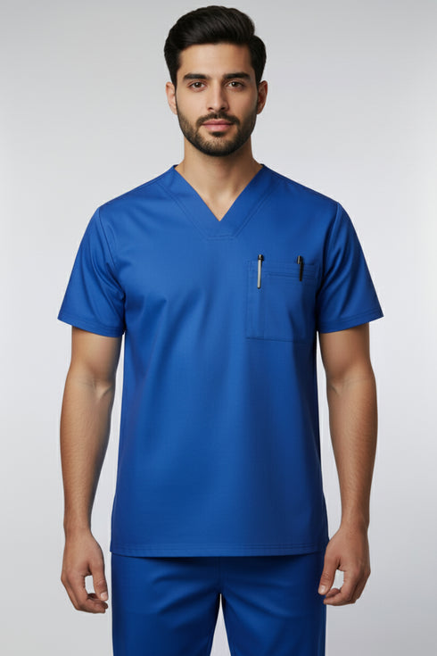 Men V Neck scrubs 2 pocket Scrub