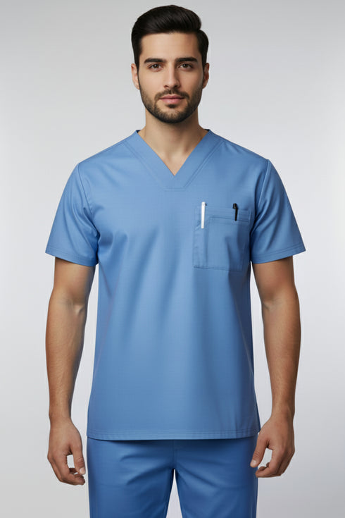 Men V Neck scrubs 2 pocket Scrub