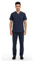 Men’s 4-Pocket V-Neck contrast Scrub