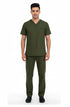 Men’s 4-Pocket V-Neck contrast Scrub