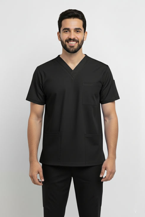 Men V Neck scrubs 5 pocket Scrub