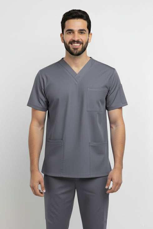 Men V Neck scrubs 5 pocket Scrub