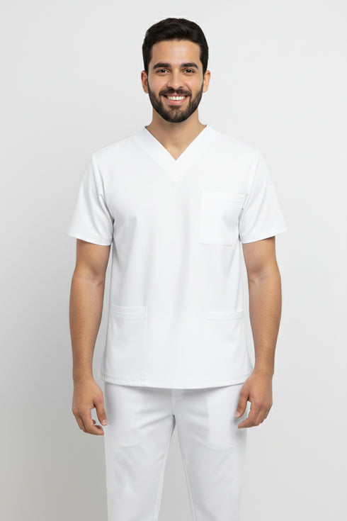 Men V Neck scrubs 5 pocket Scrub