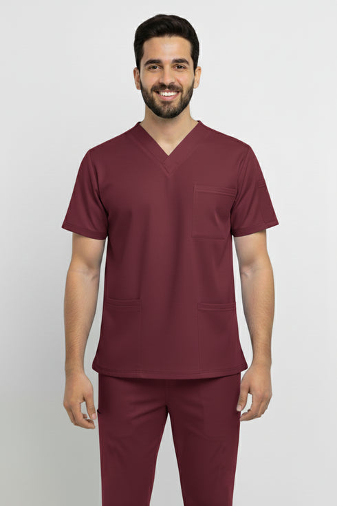 Men V Neck scrubs 5 pocket Scrub