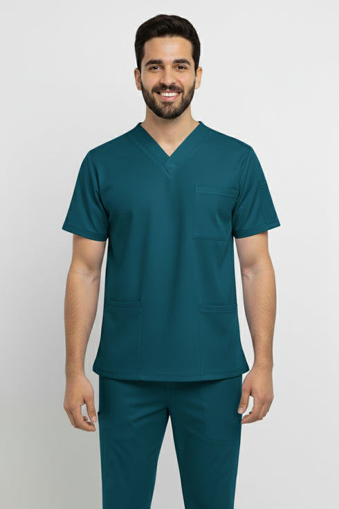 Men V Neck scrubs 5 pocket Scrub