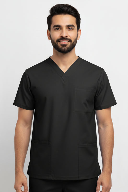 Men V Neck scrubs 4 pocket Scrub
