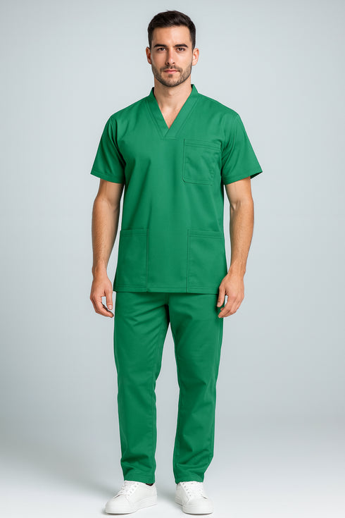 Men's 3-Pocket V-Neck Scrub
