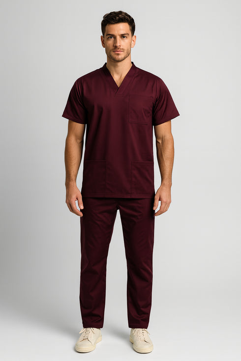 Men's 3-Pocket V-Neck Scrub