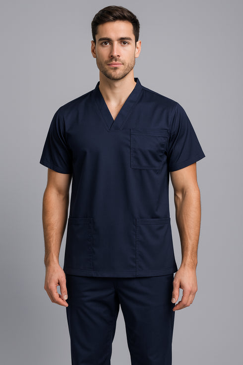 Men's 3-Pocket V-Neck Scrub