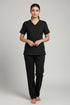 Women's 4-Pocket Rounded V-Neck Scrub