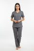 Women's 4-Pocket Rounded V-Neck Scrub