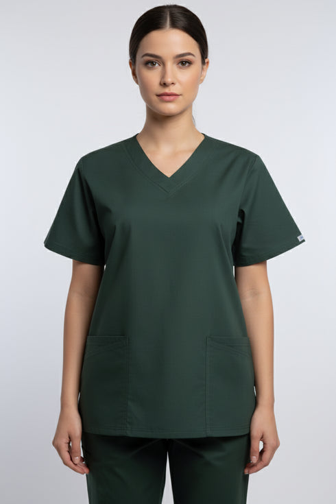 Women's 4-Pocket Contemporary Fit V-Neck Scrub - ModScrubs