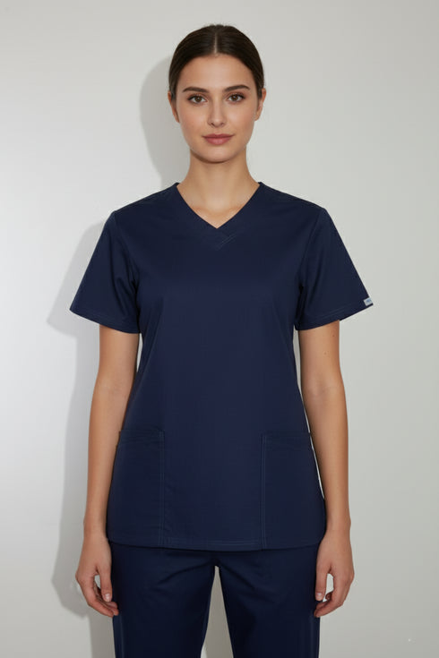 Women's 4-Pocket Contemporary Fit V-Neck Scrub - ModScrubs