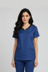 Women’s 4-Pocket V-Neck Scrub – Cotton-Polyester Blend