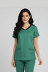 Women’s 4-Pocket V-Neck Scrub – Cotton-Polyester Blend