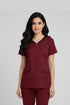 Women’s 4-Pocket V-Neck Scrub – Cotton-Polyester Blend