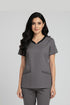 Women’s 4-Pocket V-Neck Scrub – Cotton-Polyester Blend