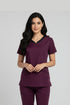 Women’s 4-Pocket V-Neck Scrub – Cotton-Polyester Blend