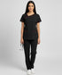 Women's 2-Pocket Contrast Ladder Lace Scrub