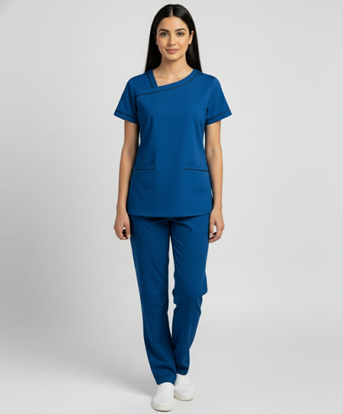 Women's 2-Pocket Ladder Lace Scrub