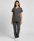 Women's 2-Pocket Contrast Ladder Lace Scrub