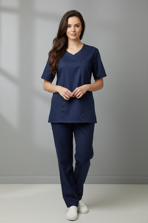 Women's 5-Pocket V-Neck Scrub