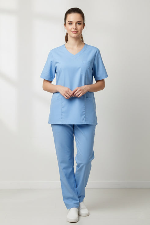 Women's 5-Pocket V-Neck Scrub