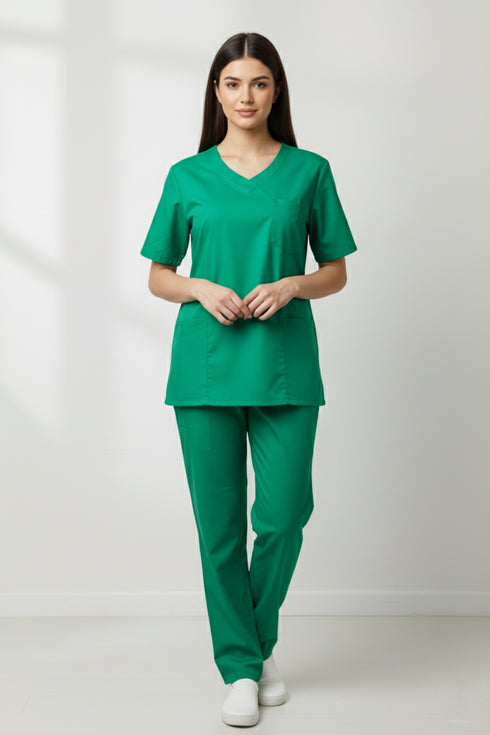 Women's 5-Pocket V-Neck Scrub