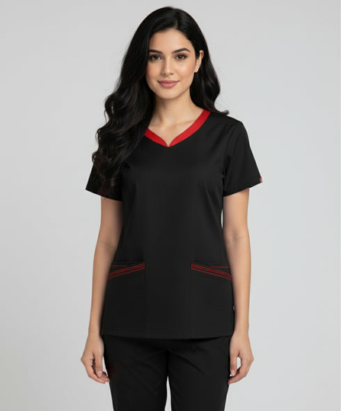 Women’s 4-Pocket V-Neck Scrub