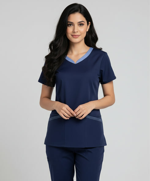 Women’s 4-Pocket V-Neck Scrub