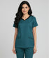 Women’s 4-Pocket V-Neck Scrub – Cotton-Polyester Blend