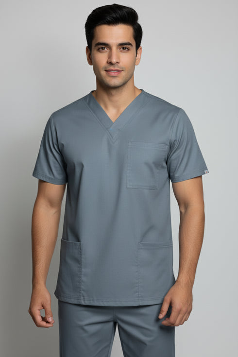Men V Neck scrubs 3 pocket Scrub