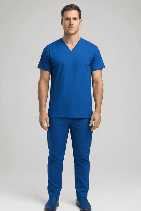 Men's V-Neck Utility Scrub – Multi-Pocket - ModScrubs