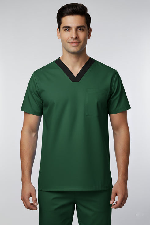 Men V Neck one pockets scrubs