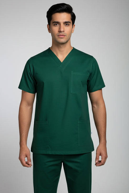Men V Neck scrubs 3 pocket Scrub