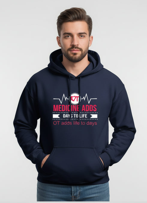 Navy Blue OT Medical Hoodie