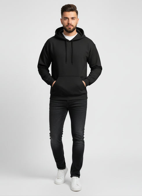 Men’s Classic Black Hoodie