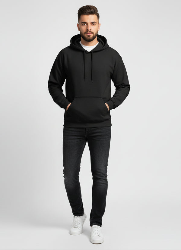 Men’s Classic Black Hoodie - ModScrubs