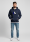 Men’s Navy Blue Medical Hoodie with Capsule Logo