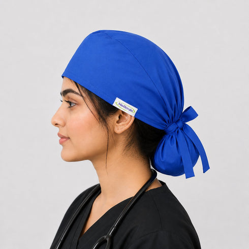 ModScrubs Premium Polyester-Spandex Tie-Back Scrub Cap
