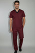 Men V Neck one pockets scrubs