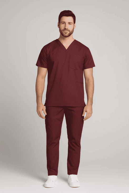Men's V-Neck Utility Scrub – Multi-Pocket - ModScrubs