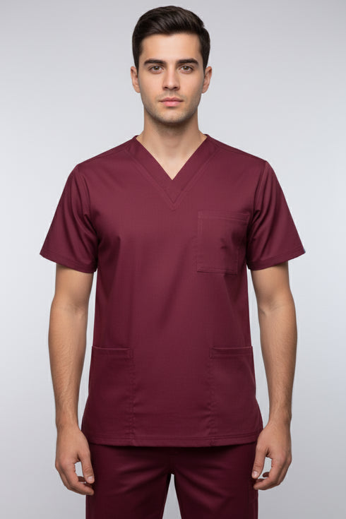 Men V Neck scrubs 3 pocket Scrub